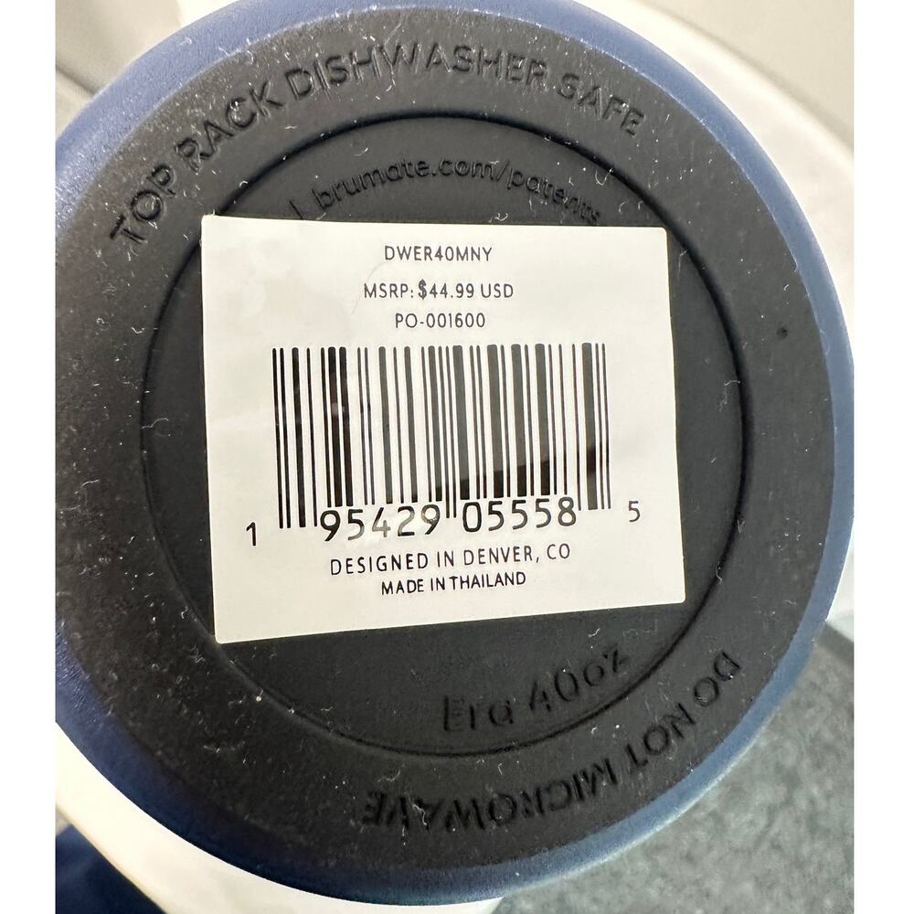 New BrüMate Era 40oz Leakproof Tumbler~ Shade Nightfall Blue ~ NEW in BOX - Picture 5 of 6